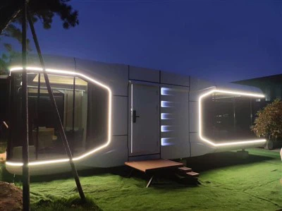 Személyre szabott, több{0}}funkciós, környezetbarát-előre gyártott mozgatható kapszulaház a szabadban